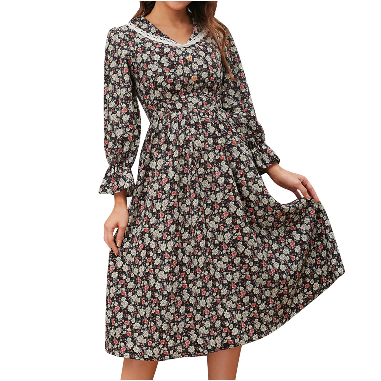 mid calf casual summer dresses