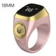 thumbnail image 3 of Anillo Contador Cuentas Compatible Con Dientes 5 Tiempos Oración para Musulmanes (18 Mm) Azul Rosa, 3 of 4