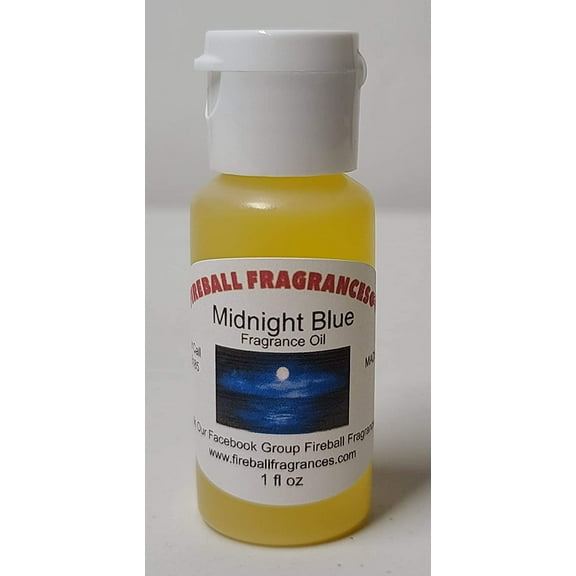Midnight Blue ~Blueberry Citrus Scented Oil by Fireball Fragrances -1 Oz Bottle