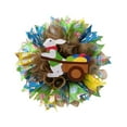 thumbnail image 1 of goowrom Couronne de Porte de Pâques, Pendentif Rond de Festival Rabbit Créatif Décoration Murale Maison, 1 of 8