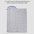 thumbnail image 3 of Washed Cotton Liner Envelope Thermal Sleeping Bag Hooded Waterproof Sleeping Bag for Camping, 3 of 6