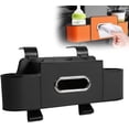 thumbnail image 7 of Car Organizers and Storage Box Behind Seat, 3-in-1 Backseat Car Organizer with Dual Cup Holders, Multifunction Back Seat Storage Box, Waterproof for Daily Driving and Travel (Orange), 7 of 7