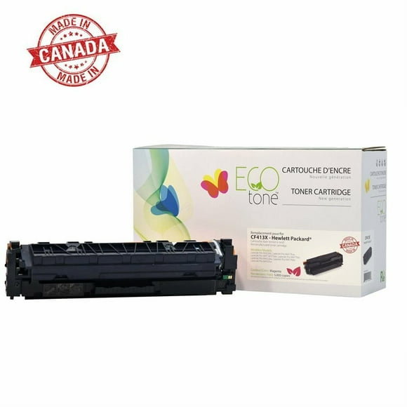 EcoTone Remanufactured Toner Cartridge - Alternative for HP CF413X - Magenta
