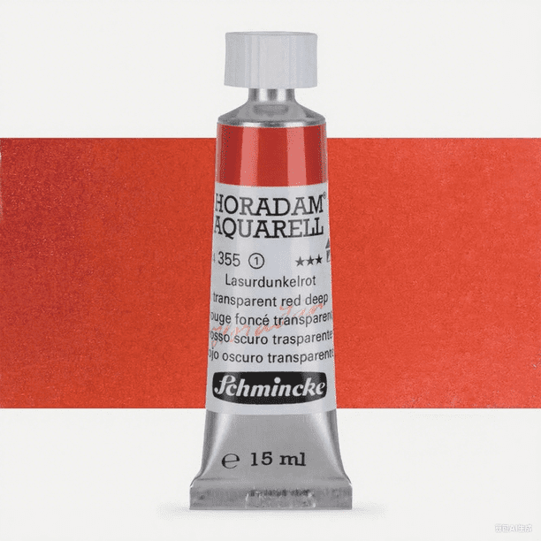 Schmincke - Acuarelas Horadam Aquarell, Tubo de 15ml, Pigmentos Vibrantes Premium para Adultos, Artistas y Aficionados, Serie 355