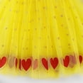 thumbnail image 5 of Fgnfyis Girls Skirts Summer Princess Tutu Layered Short Party Dress with Satin Waistband for Toddler Little Stylish Yellow_001 3-8 Years, 5 of 5