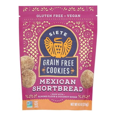 (Pack of 10) Siete Mexican Shortbread Cookie 4.5 Oz