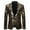 Black, variant on Penkiiy Blazer for Men New Fashion Casual Print Suit Men's Coat Party Host Stage Dress Black Blazer