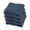 Midnight Blue-Washcloth (14" x 14") 4 Pack, variant on White Bath Sheet (40" x 80") Waffle Quick Dry Cotton Towel