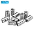 thumbnail image 3 of Unique Bargains Adaptateurs Filetage Manchon Réducteur Écrou M12 * 1,75 Mâle à M8 * 1,25 Femelle Réparation Insert Vis Réducteur 20mm 10pcs, 3 of 6