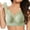 Green, variant on Bras For Older Women Womens Seamless Wireless Supportive Bra Push Up Comfort Soft Floral Print Seamless No Underwire Full Coverage T-Shirt Bra Comfortable Support For Everyday Wear Green,L