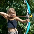 thumbnail image 5 of Kids Bow and Arrow Set with LED Lights, Archery Toy Set for Kids Ages 3 4 5 6 7 8-12 Year Old Boys – Portable Lightweight Kit with Suction Arrows, Quiver & Target for Indoor and Outdoor Game (Blue), 5 of 9