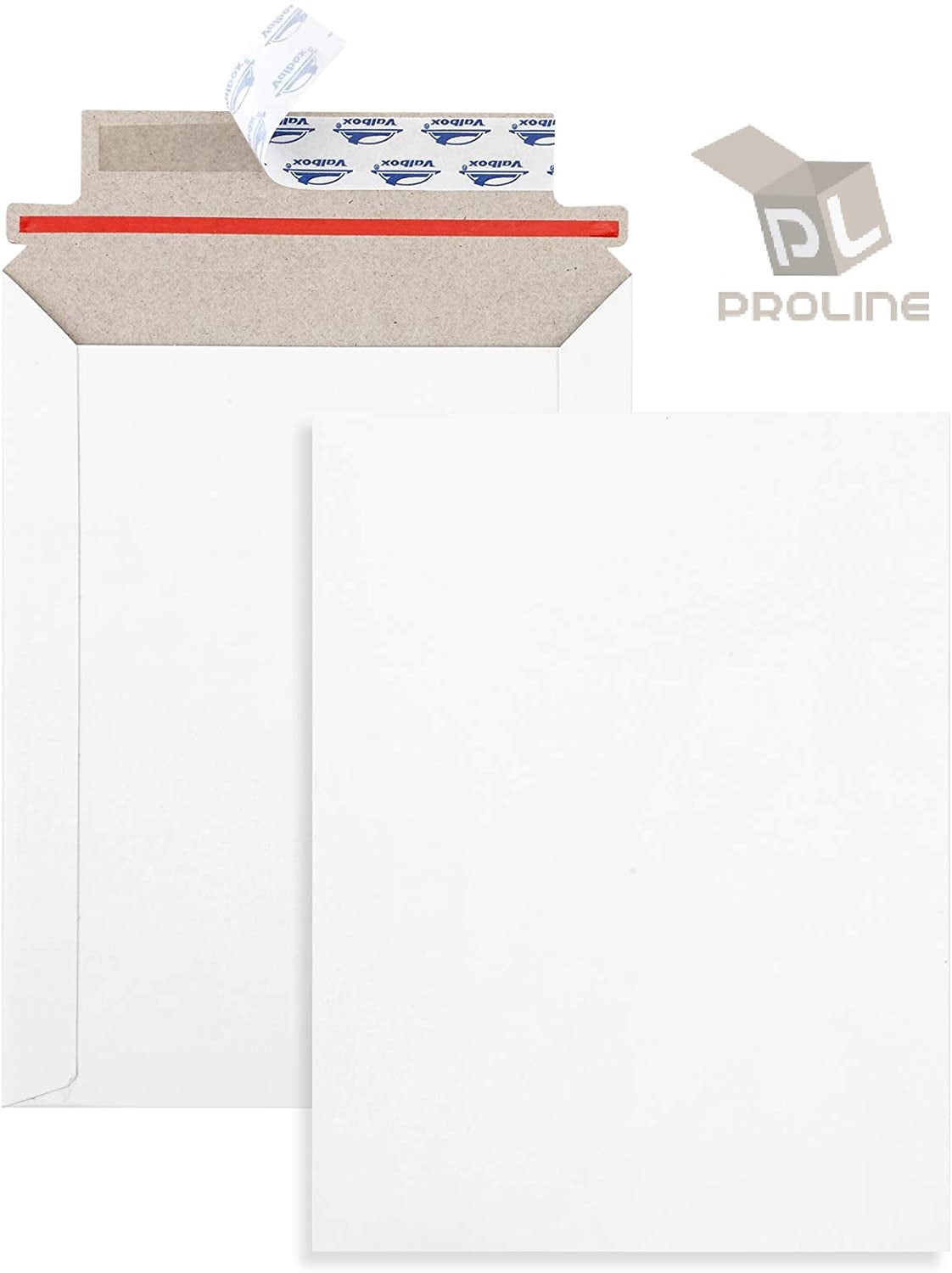 50 9 x 11.5 PROLINE RIGID PHOTO SHIPPING FLATS CARDBOARD ENVELOPE