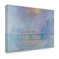 thumbnail image 3 of Trademark Fine Art Claude Monet The Thames With Charing Cross Bridge Canvas Wall Art - 24x32, 3 of 5