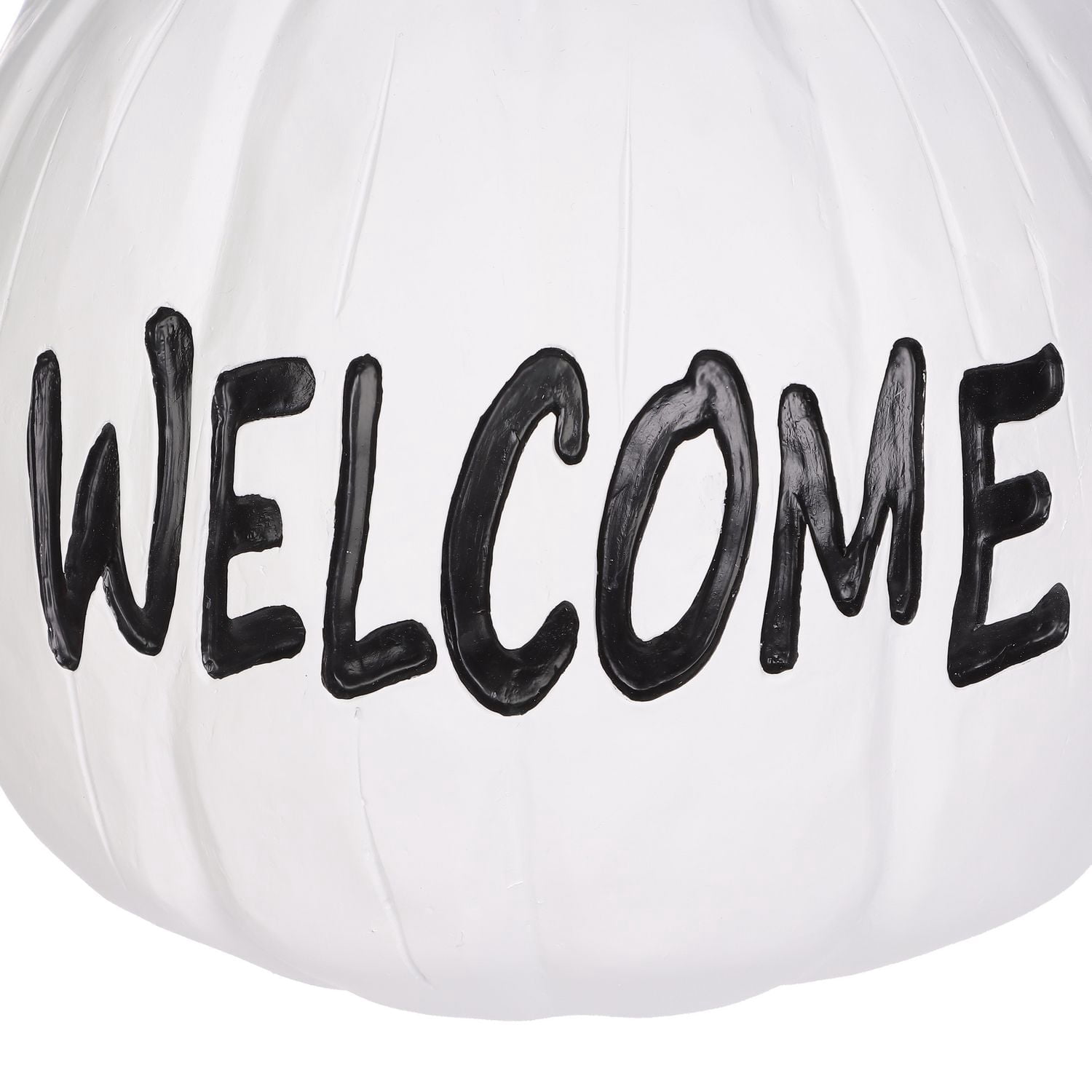 Résine sur le thème d’Halloween CITROUILLE blanche pour les décorations d’intérieur d’Halloween