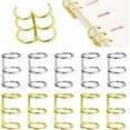 thumbnail image 1 of Jinsinto 10 Pcs Binding Ring Rings Binder Binding Metal Rings Antirust Rings Album Scrapbooking Binding Folder Rings, 1 of 5