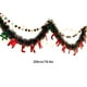 thumbnail image 3 of Cinta Decorativa Navideña | Guirnalda Navideña de Plástico Multicolor de 78,7 Pulgadas de Largo | Decoración Navideña con Temática de Papá Noel | Fondo para Mesa de Postres | Alegra El Ambiente Festi, 3 of 6