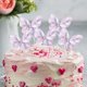 thumbnail image 1 of pstuiky Inserto de mariposas bordadas para decorar pasteles ideal para el Día de la Madre para tartas de cumpleaños postres platos para hornear, 1 of 6