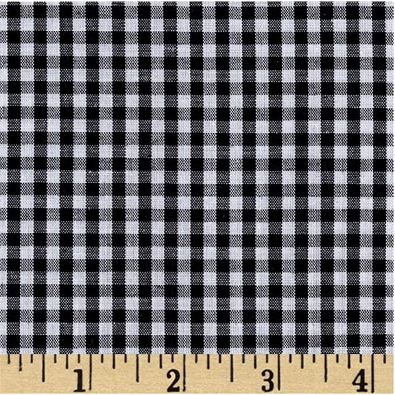 Giingham 1/8" (Inch) Checkered Poly Cotton Fabric by the Yard, 58"/60", All Colors