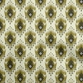 thumbnail image 1 of oneOone Cotton Cambric Olive Green Fabric Asian Ikat Sewing Fabric By The Yard Printed Diy Clothing Sewing Supplies 42 Inch Wide, 1 of 4
