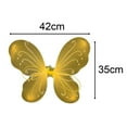 thumbnail image 4 of Butterfly Child Butterfly Costume for Masquerade Party Carnivals Yellow, 4 of 10