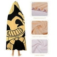 thumbnail image 4 of Bendy And The Ink Machine Hooded Blanket Poncho Wearable Blanket Hoodie Cozy Soft Warm Flannel Fleece Throw Blanket for Women Men Boys Girls, 4 of 7