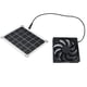 thumbnail image 1 of Kit de Ventilador con Panel Solar de 10 W, Extractor de Ventilación Portátil para Exteriores de 200 Cfm para Invernaderos, Gallineros, Casetas de Perros, Ventanas y Autocaravanas - Construcción Metál, 1 of 6