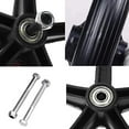 thumbnail image 4 of Replacement Wheels for Walkers, Drive Rollator Wheels with Solid Rubber, PVC, ABS Non-Inflatable, Durable Wear-Resistant Ball Bearings for Wheelchairs, Walkers, Medical Vehicles, 4 of 5