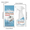 thumbnail image 3 of Wall Stain Remover Spray - 240ml for Instant Cleaning, Deep Decontamination, and Anti-Fouling Protection - Quickly Removes Stains, Restores White Shiny Walls, 3 of 9