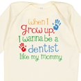 thumbnail image 4 of Inktastic Dentist Like Mommy Boys or Girls Long Sleeve Baby Bodysuit, 4 of 5