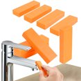 thumbnail image 1 of Qenwkxz 8Pcs Stainless Steel Decontamination Eraser Magic Eraser Stainless Steel Stain Reusable Rust Cleaning Eraser Multifunctional Easy Limescale Eraser for Kitchen Bathroom Pan Pot, 1 of 8