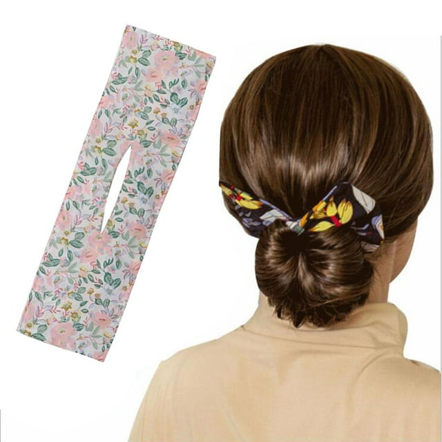 Panecillo Clip de tela elegante Donut francés herramienta imprescindible para el peinado Salvador cintas para el pelo
