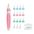 thumbnail image 1 of Ear Wax Remover, Q Grips Ear Wax Remover Rotating Ear Cleaner, 360 Degree Spiral Ear Spoon With 16 Washable Tips Safe And Soft Suitable For Children And Adults-Rosa, 1 of 5
