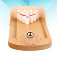thumbnail image 2 of 1 Set Movable Launch Orbit Parrot Bowling Toy Wood Indoor Playtime 30*4.5in, 2 of 8