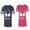 Men Navy / Women Pink, variant on World's Greatest Husband Wife Matching Couple Cotton Jerseys (Men Navy / Women Black) (Men S / Women S)