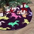 thumbnail image 3 of FMSHPON Realistic Unicorn Silhouette Xmas Christmas Tree Skirt Stand Mat for Holiday Party Decoration Indoor Outdoor 48 inches, 3 of 3