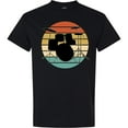 thumbnail image 3 of Inktastic Drum Set Retro Drummer Sunset T-Shirt, 3 of 5