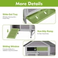 thumbnail image 7 of Aivituvin Chicken Coop for 2 Chickens Outdoor, Small Wooden Chicken House with Expandable Run, Nesting Box & Pull-Out Tray, Backyard Poultry Coop for Hens Ducks Quail, 7 of 7