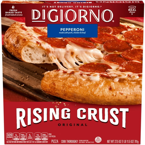 DIGIORNO Original Rising Crust Pepperoni Frozen Pizza 27.5 oz. Box