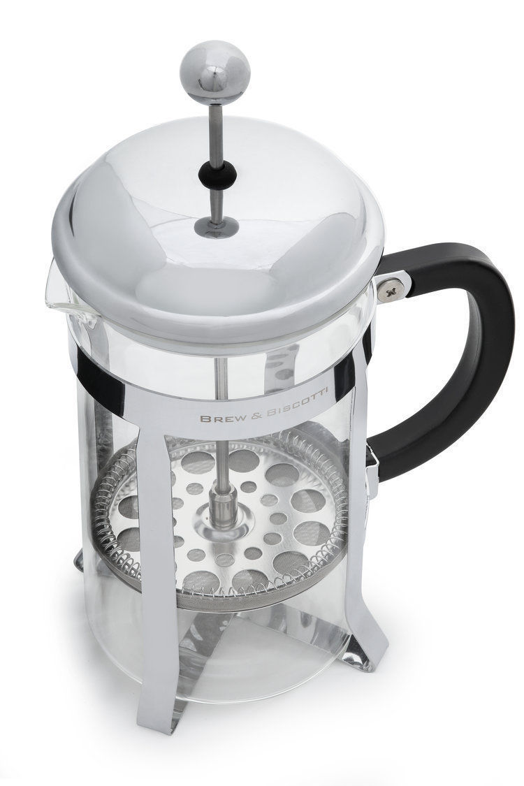 Tea Pot Plunger Glass Stainless Steel 