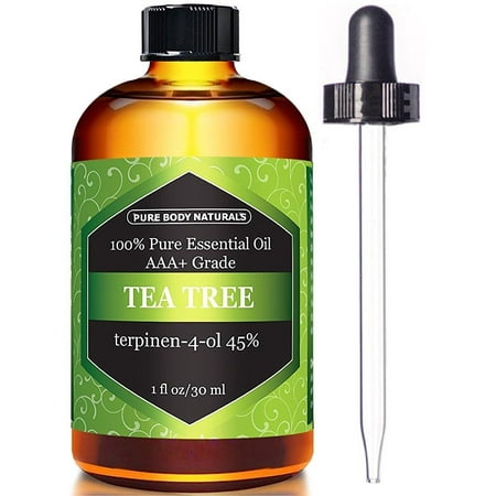 Pure Body Naturals Tea Tree Oil, 1 FL. OZ.