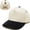 Black/Beige, variant on 2-Tone Trucker Hat, Cotton Snapback - Howdy (Upside Down) - Brown/Beige