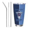 thumbnail image 1 of Taza térmica duradera de acero inoxidable 304 con tapa y pajita con temática del equipo de fútbol de los Titanes Taza térmica de acero inoxidable de 20 oz Taza para automóvil Adecuada para bebidas, 1 of 8