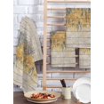 thumbnail image 2 of Yellow Grey Abstract Kitchen Dish Towels for Drying Dishes Set of 4, Gradient Geometric Graffiti Retro Wooden Waffle Weave Microfiber Hand Tea Bathroom Towels Quick Dry & Absorbent Towel 15.7x23.6, 2 of 7