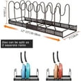 thumbnail image 2 of 2025 Suitable Pan Organizer Rack for Cabinet, Expandable Pan Pot Lid Organizer Rack with 7 Adjustable, 2 of 4