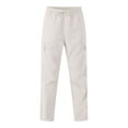thumbnail image 4 of No Boundaries Men's & Big Men's Twill Cargo Pants, Size XS-5XL, 4 of 5