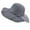 A-Grey291, variant on Womens Sun Hats Solid Bow Decor Wide Brim Floppy Hat British Retro Spring Winter Formal Party Fashion Fedora Cap