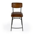 thumbnail image 5 of Butler Specialty Odessa 26" Square Leather Counter Stool, 5 of 9