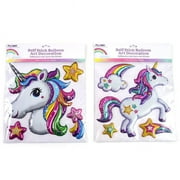 DDI 2340348 Unicorn Pop Up Foil Room Decoration - Assorted Case of 24
