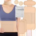 thumbnail image 2 of 4/6Pcs Waist Neck Oil Pack Set with Chest Pads Washable Reusable Leg Essential Oil Wrap Mess-Free Oil Pack Wrap with Adjustable Elastic Straps Soft Comfortable Oil Pack for Chest Waist Ne, 2 of 11