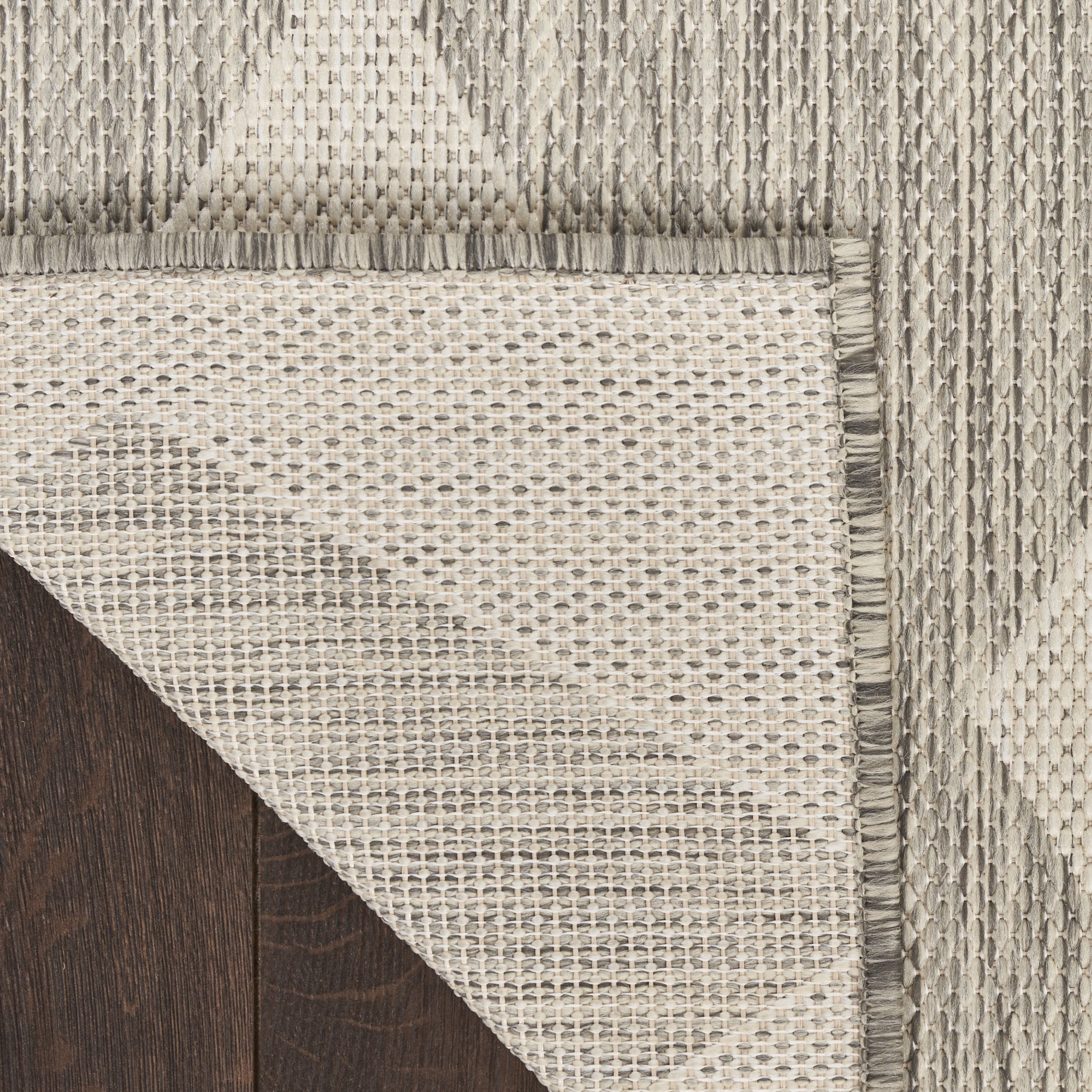 Nourison Positano 2' x 3' Light Grey Modern Rug
